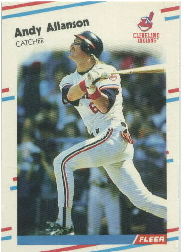 1988 Fleer Update Baseball Cards       021      Andy Allanson